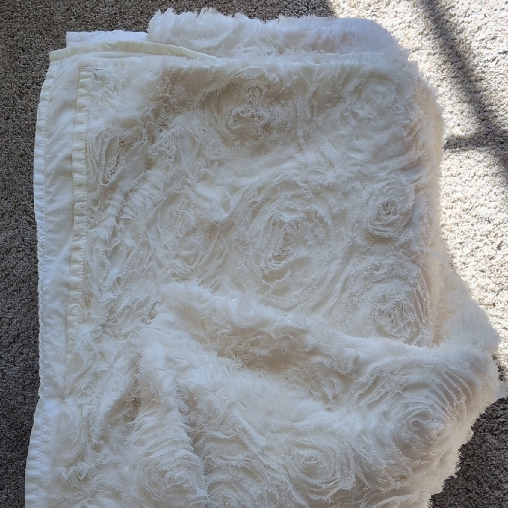 Restoration Hardware RH Teen Chiffon Floral Throw Blanket